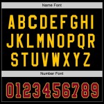 Custom Black Maroon-Gold Hockey Jersey