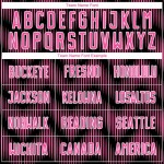 Custom Black Pink-White Line Sublimation Soccer Uniform Jersey