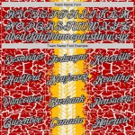 Custom Red Light Gray Gold-Black 3D Esports Performance T-Shirt