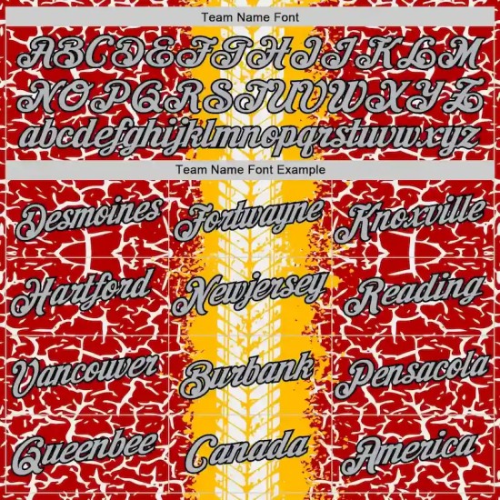 Custom Red Light Gray Gold-Black 3D Esports Performance T-Shirt