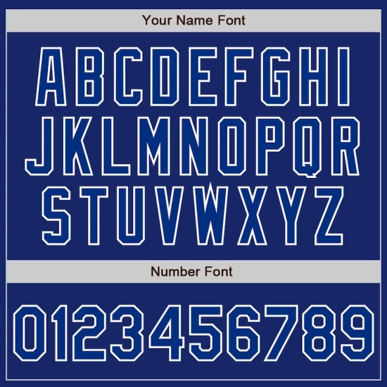 Custom Royal Royal-White Bomber Full-Snap Varsity Letterman Jacket