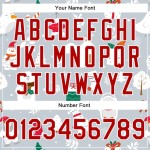 Custom Silver Red-White Christmas 3D Bomber Full-Snap Varsity Letterman Jacket Custom Silver Red-White Christmas 3D Bomber Full-Snap Varsity Letterman Jacket