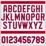 Custom White Red-Navy Authentic Baseball Jersey Custom White Red-Navy Authentic Baseball Jersey