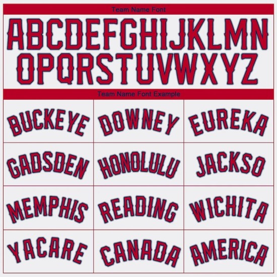 Custom White Red-Navy Authentic Baseball Jersey Custom White Red-Navy Authentic Baseball Jersey