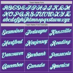 Custom Purple Teal-White Performance T-Shirt Custom Purple Teal-White Performance T-Shirt