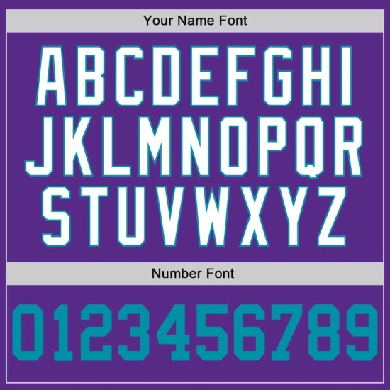 Custom Purple Teal-White Performance T-Shirt Custom Purple Teal-White Performance T-Shirt