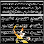 Custom Black Yellow-White 3D Childhood Cancer Gold Ribbon Authentic Baseball Jersey