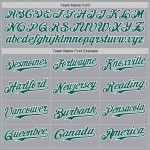 Custom Gray Midnight Green White-Red Authentic Baseball Jersey Custom Gray Midnight Green White-Red Authentic Baseball Jersey