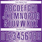 Custom Purple White Lines Sublimation Soccer Uniform Jersey