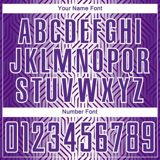 Custom Purple White Lines Sublimation Soccer Uniform Jersey