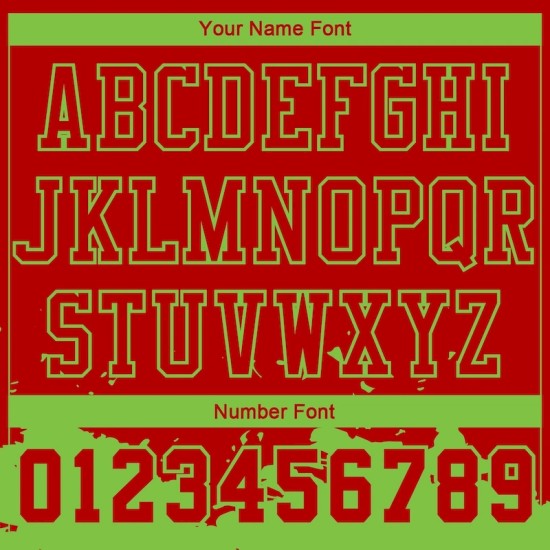 Custom Red Neon Green Color Splash Round Neck Sublimation Basketball Suit Jersey